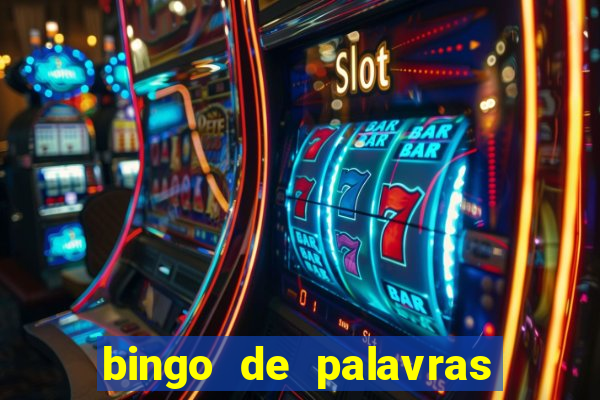 bingo de palavras 3 ano